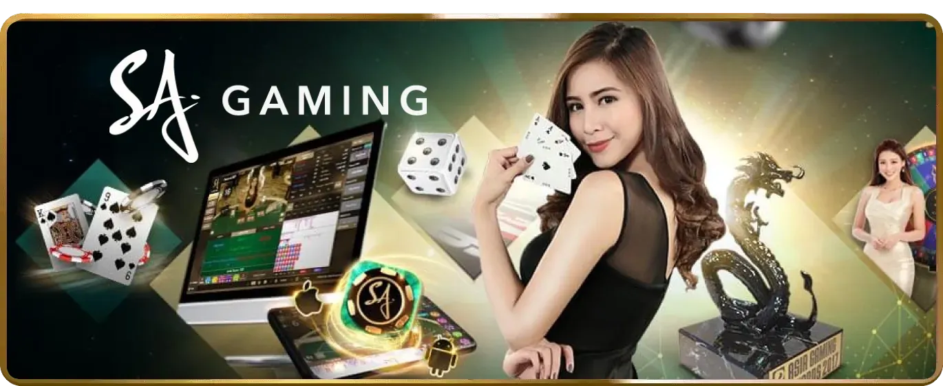 Sảnh Live Casino với người chia bài thật và bàn chơi